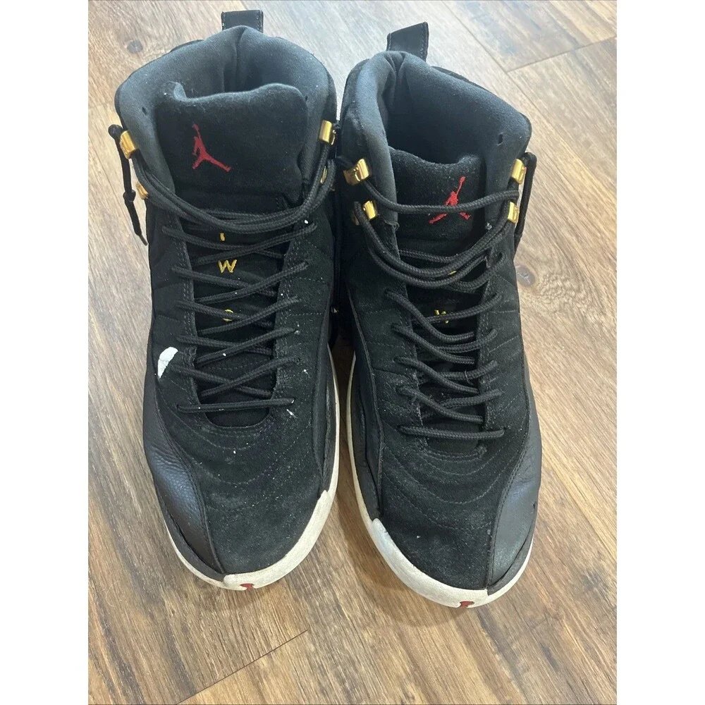 Nike Air Jordan 12 Retro Reverse Taxi 2019 Black Gold 130690-017 Men’s 11.5
